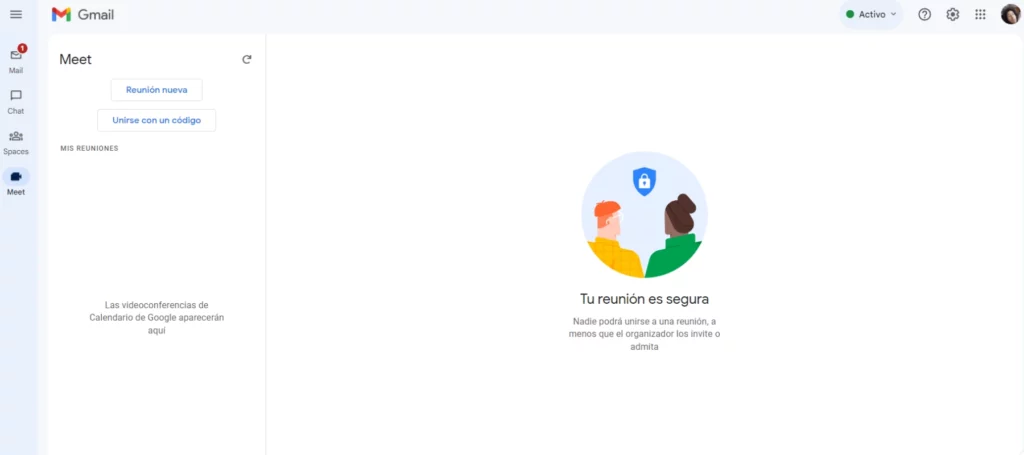 Qué es Google Meet: agendar desde Gmail.