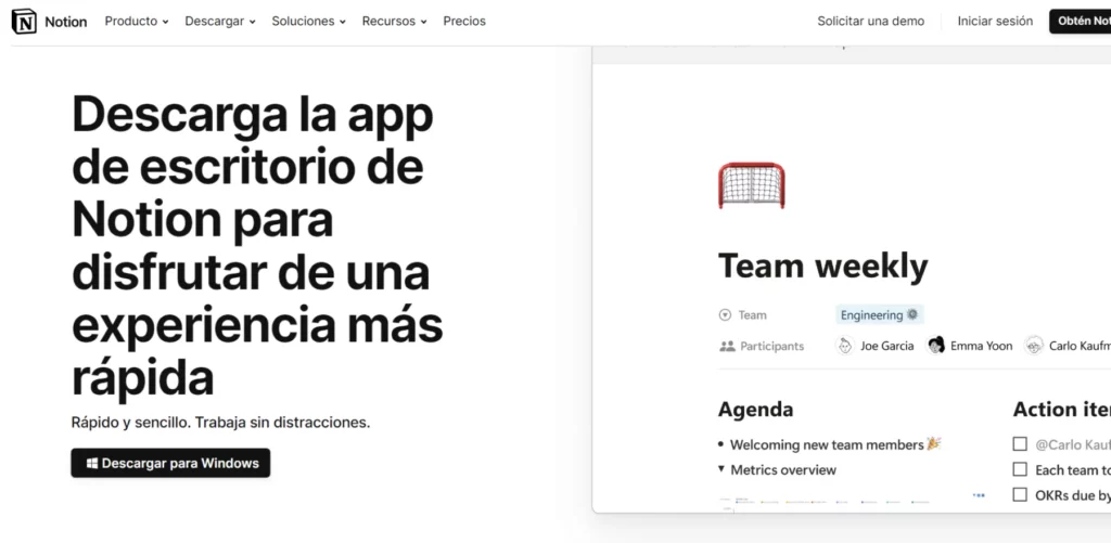 Herramientas para consultores: Notion.