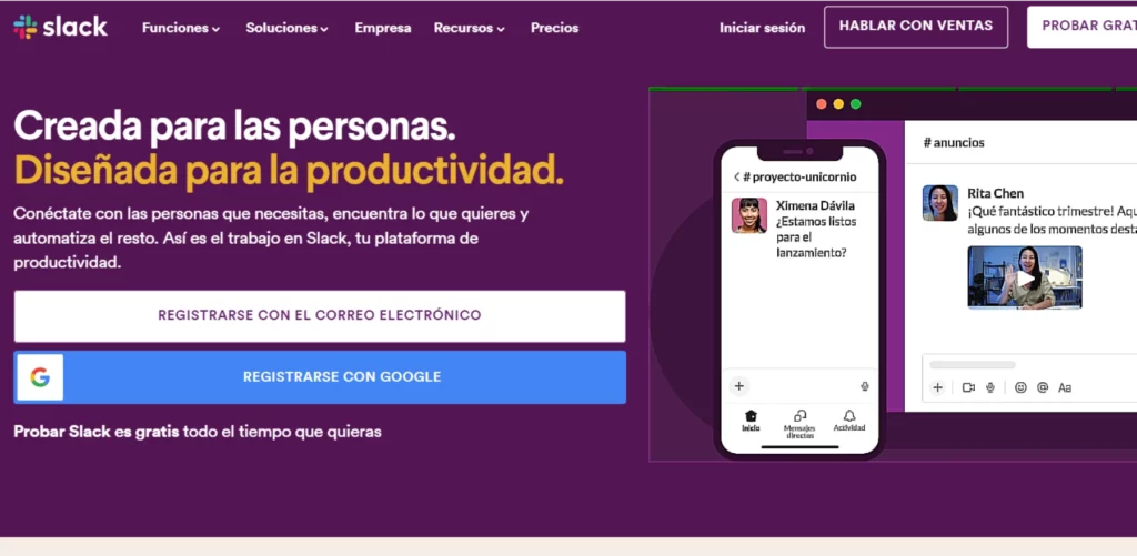 Herramientas para consultores: Slack.